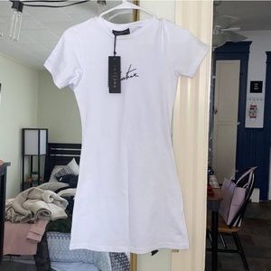 The Couture club Essential fitted Tee dress